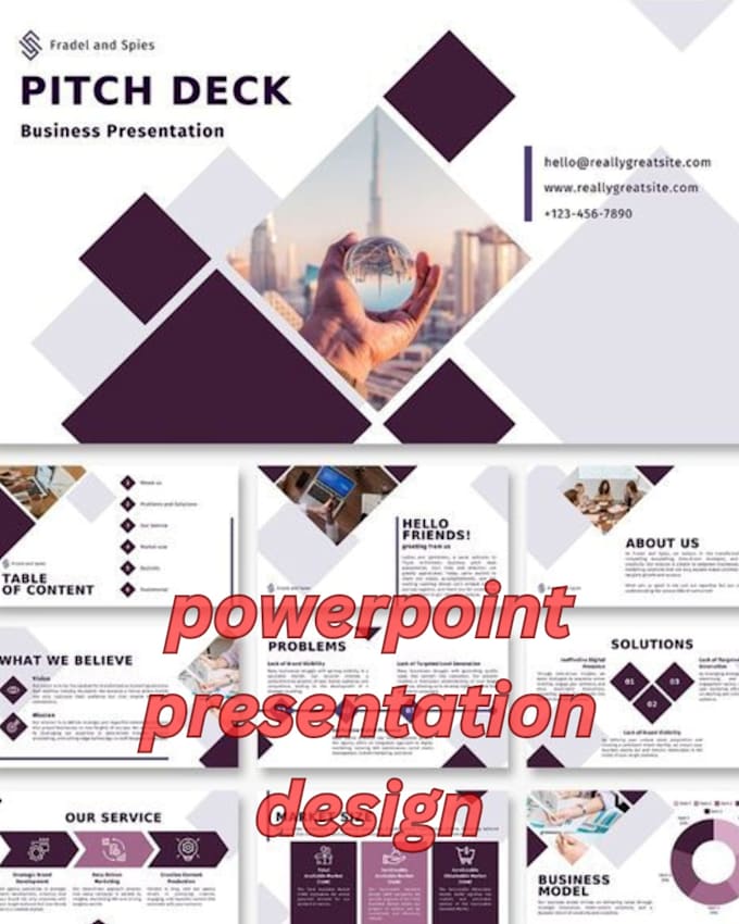 Gig Preview - Design powerpoint presentation, pitch deck and google slide