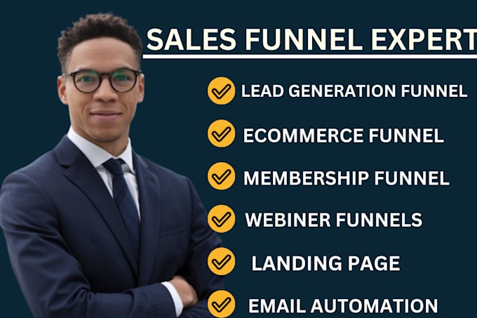 Gig Preview - Build gohighlevel sales funnel, store, website and be your go high level expert