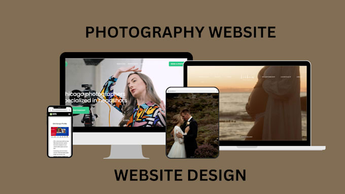 Bestseller - create your personal portfolio or photography website with booking functionality