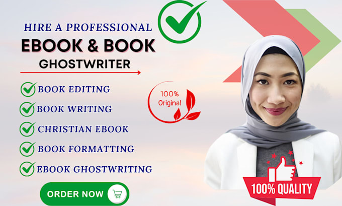 Bestseller - be a fiction ghostwriter, self help medical ebook, health book nonfiction writer