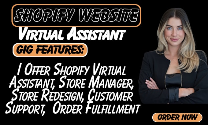 Gig Preview - Expert shopify virtual assistant store setup product management SEO optimization