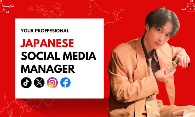 Gig Preview - Be your japanese social media marketing manager and personal assistant