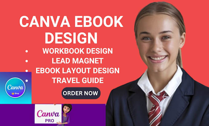 Gig Preview - Canva ebook design, lead magnet, workbook, ebook formatting and layout design