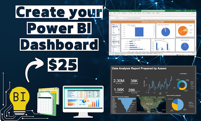 Gig Preview - Do professional dashboard in power bi