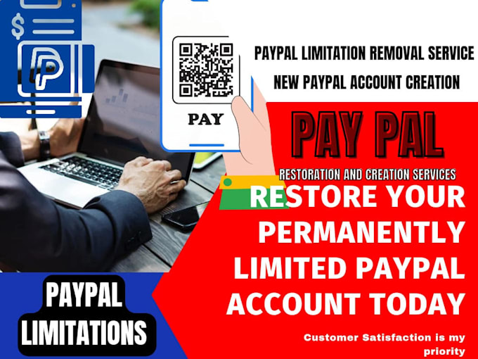 Bestseller - appeal to restore your paypal limitation, banned account, permanent limitations