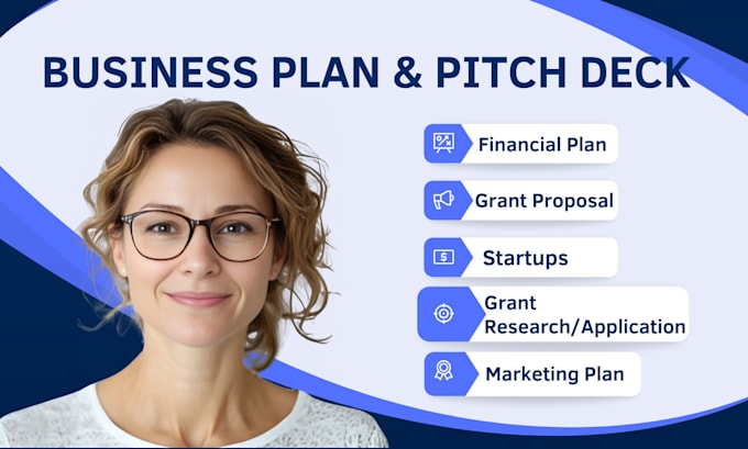 Gig Preview - Create business plan for startups, financial plan model, investor pitch deck