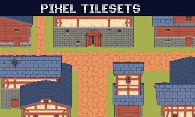 Bestseller - create pixel tile set for pixel game, pixel art animation, pixel asset, game art