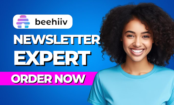 Bestseller - setup beehiiv account beehive ai newsletter template design beehive landing page