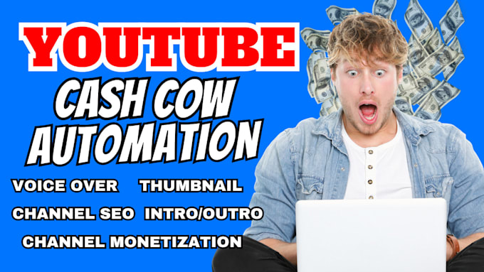 Gig Preview - Create monetizable trending automated faceless cash cow youtube video topics