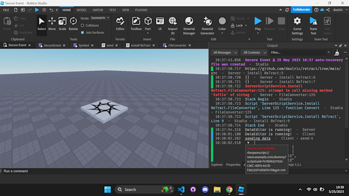 Gig Preview - Be your advanced roblox scripter, script any system vfx, animation and more