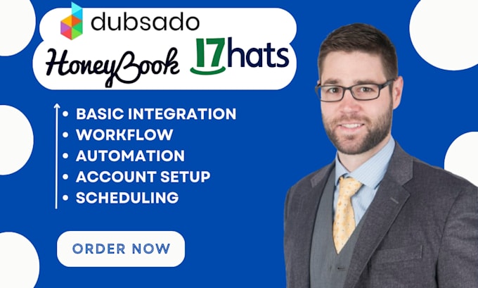 Gig Preview - Setup honeybook automations dubsado workflows, dubsado and honeybook crm 17hats