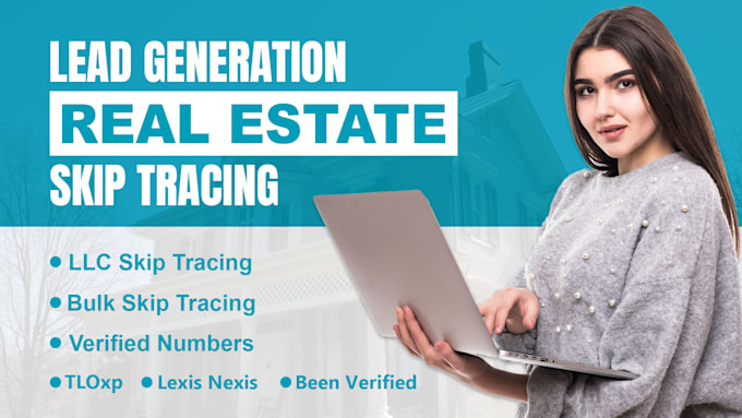 Gig Preview - Provide high quality real estate lead generation with skip traced