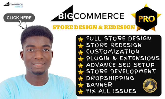 Gig Preview - Create a professional bigcommerce online store