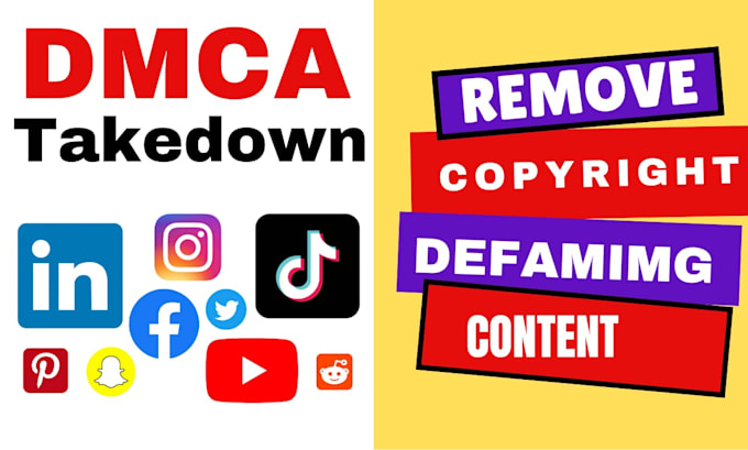 Bestseller - remove leaked,infringing,copyright,defaming,content on tiktok,reddit,google dmca