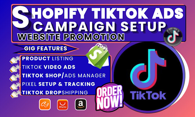 Gig Preview - Do tiktok shop setup, tiktok shop manager, instagram shop and facebook shop