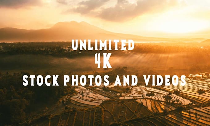 Gig Preview - Provide unlimited 4k stock photos and videos