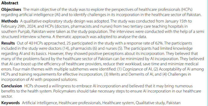 Gig Preview - Write clear concise medical research articles