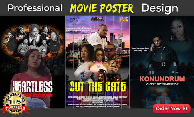 Gig Preview - Design professional movie posters and film posters for you