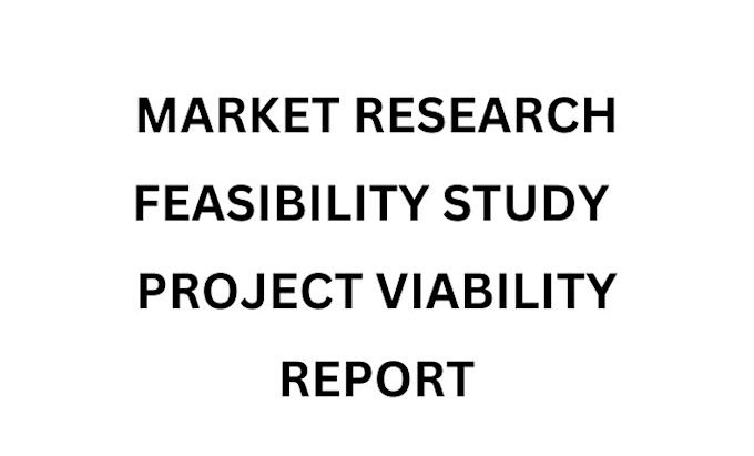 Gig Preview - Do market research, feasibility study and project viability reports