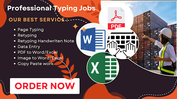 Bestseller - be your fast and accurate typist for any document