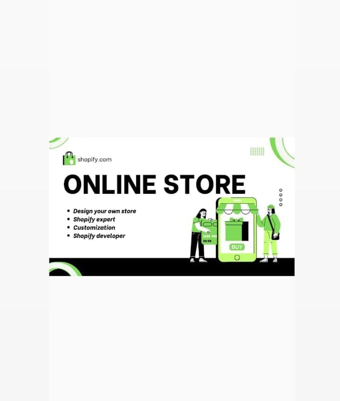 Gig Preview - Do shopify store design or shopify website design