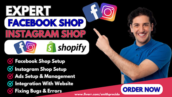 Bestseller - setup and manage converting meta facebook shop, instagram shop, pixel ads