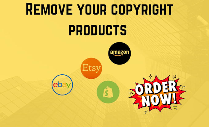 Gig Preview - Report copyright product,remove trademark brands for shopify ebay etsy amazon