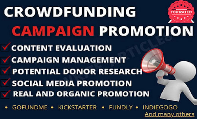 Bestseller - do crowdfunding promotion, kickstarter, patreon, gofundme,indiegogo promotion