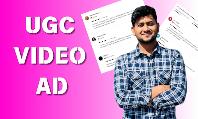 Gig Preview - Create engaging ugc video ads for youtube, instagram and tiktok