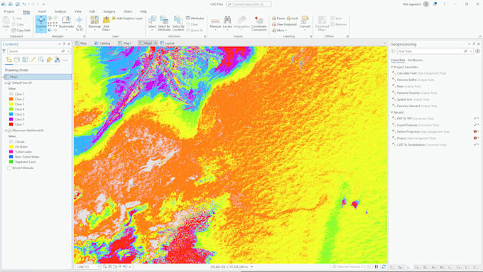 Gig Preview - Provide custom geospatial solutions using arcgis, qgis, and envi