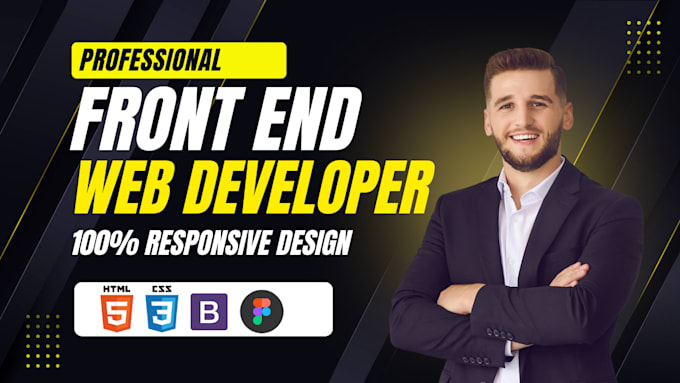 Gig Preview - Build, rebuild html css website development as a front end web developer