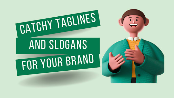 Bestseller - write a catchy tagline and slogan for your brand and business