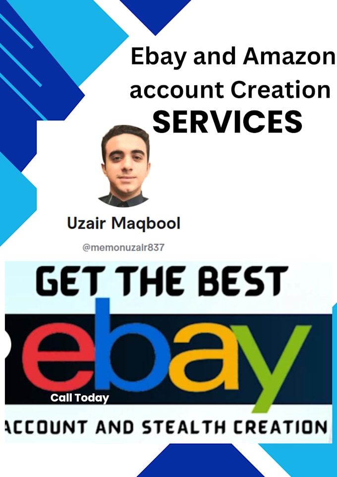 Bestseller - do ebay ,amazon account creating and handling with profitability new marketing