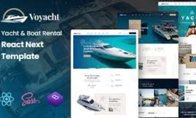 Gig Preview - Create yatch cleaning website, boat hull cleaning website, boat rental website