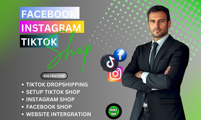 Bestseller - create facebook shop tiktok shop instagram shop tiktok dropshipping ads campaign