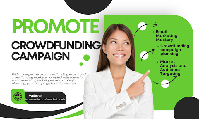 Bestseller - promote charity crowdfunding campaign and crowdfunding promotion to active donor