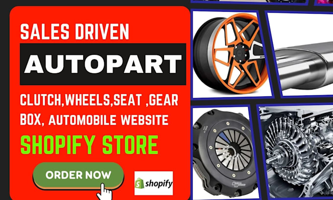 Gig Preview - Build quad dealership store, motorcycle, atv, car shopify store and accessories