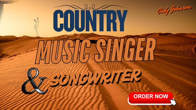 Gig Preview - Be your country music producer and songwriter