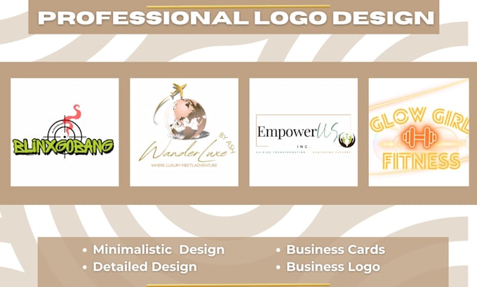 Gig Preview - Create professional and unique logo designs