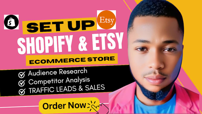 Gig Preview - Build a high converting shopify store or etsy store with winning product