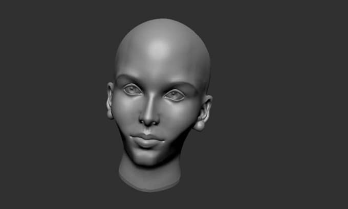 Gig Preview - Sculpt 3d head, 3d mask,3d face, 3d helmet, 3d bust model for 3d printing