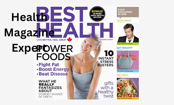 Bestseller - publish your interview or article on health magazine