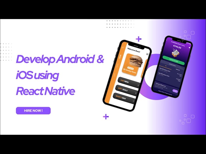 Gig Preview - Develop mobile apps for IOS and android using react native