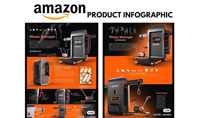 Gig Preview - Create amazon infographics for your product listing