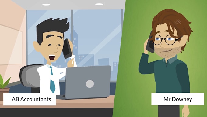 Gig Preview - Create professional animated explainer video, motion graphics cartoon animation