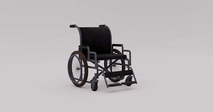 Bestseller - create a low poly 3d wheelchair for games