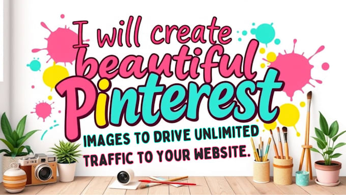 Gig Preview - Create pinterest images to skyrocket your website traffic