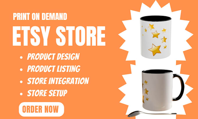 Gig Preview - Create trendy easter print on demand designs to boost sales on etsy and shopify