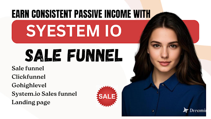 Gig Preview - Build system io sales funnel, clickfunnels landing page, gohighlevel website