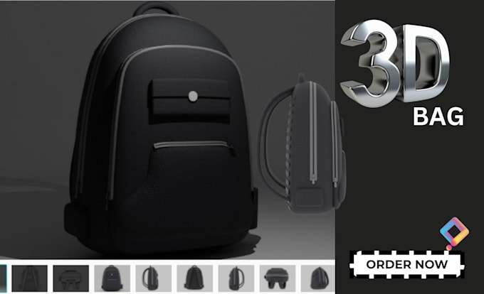 Gig Preview - Create any bag in 3d animation 3d character modelling rendering product